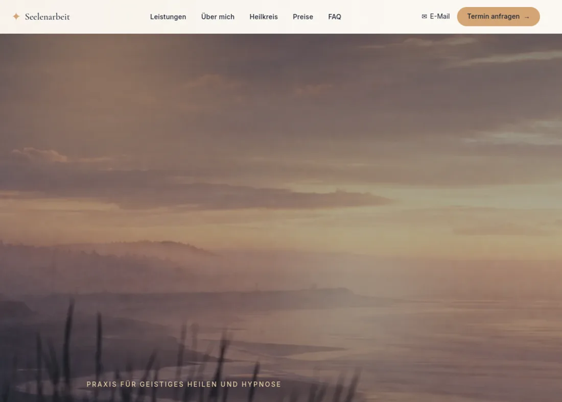 Heilung Monika — spiritual healing practice website