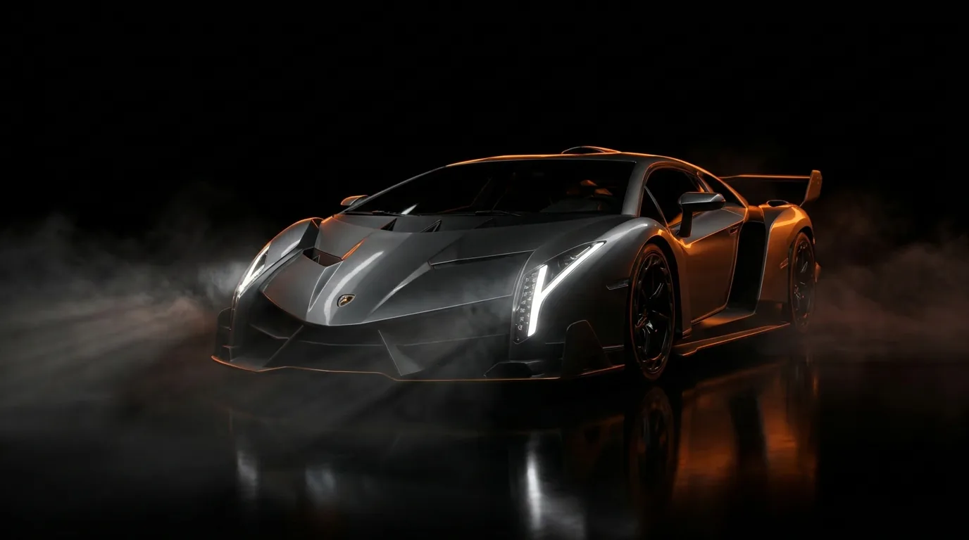 Lamborghini Veneno — cinematic scroll product showcase